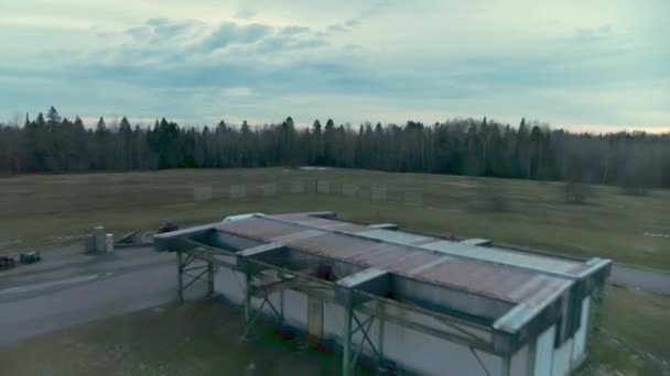 Cargo Container Houses North Bay Ontario Canada — Vídeo de stock