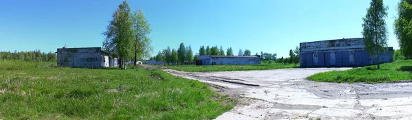 Abandoned Area Destroyed Buildings — Stock Photo, Image
