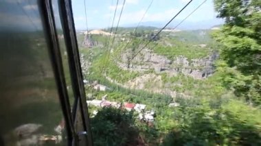 Chiatura 'da teleferik gezisi