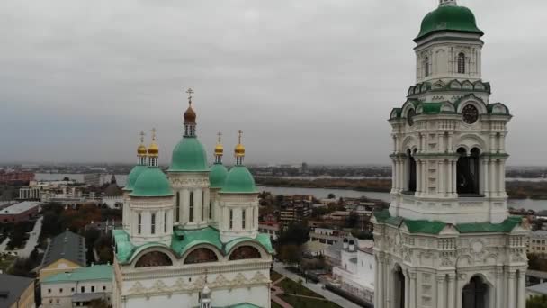Klocktornet Astrakhan Kremlin — Stockvideo