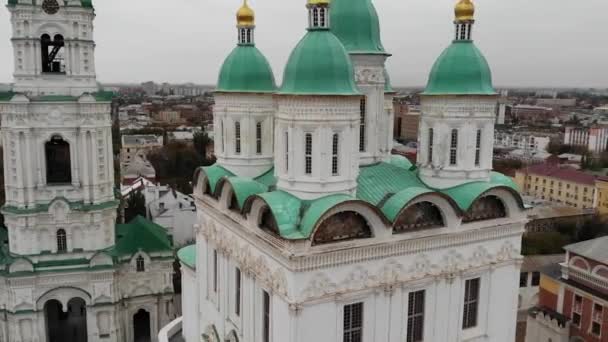 Astrakhan Kreml Stadens Centrum — Stockvideo