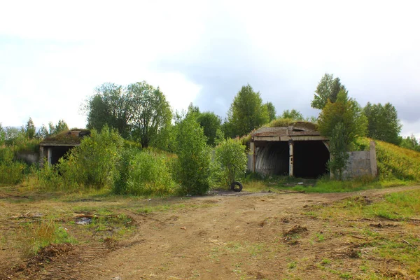 Здание Аварийном Разрушенном Состоянии — стоковое фото