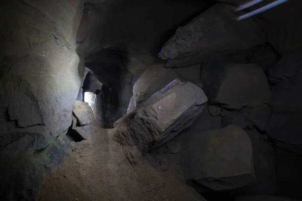 Passagens Caverna Velho Trabalho — Fotografia de Stock