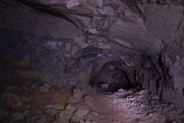 Passagens Caverna Velho Trabalho — Fotografia de Stock