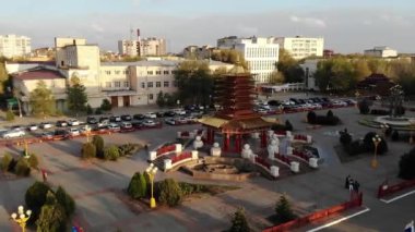 Pagoda of the Seven Bidos in Elista