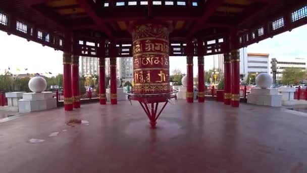 Spinning Drum Pagoda — 图库视频影像