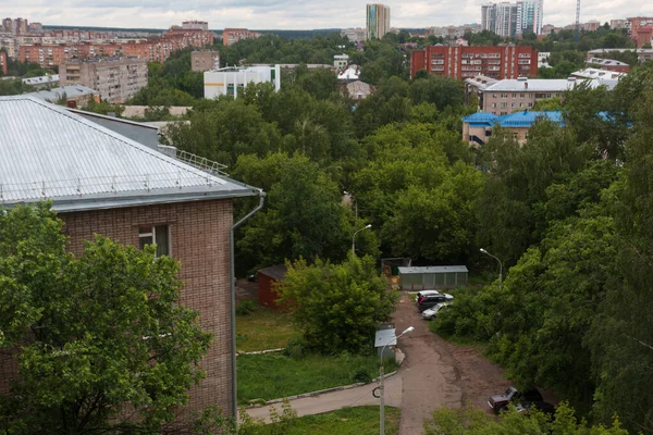 Blick Von Oben Auf Den Russischen Innenhof — Stockfoto