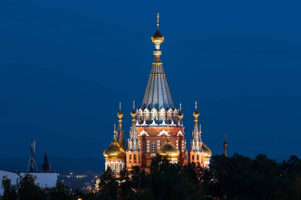 Top Main Cathedral Izhevsk — стокове фото
