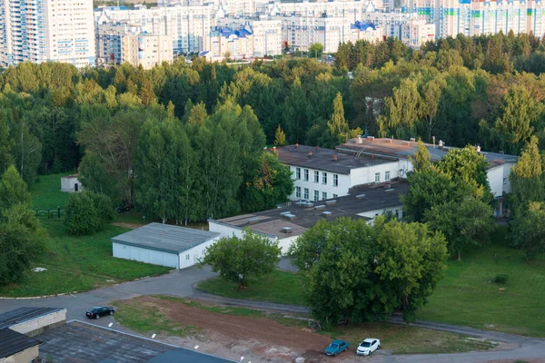 Provincial City Russia High Rise Buildings Evening — Stock Fotó