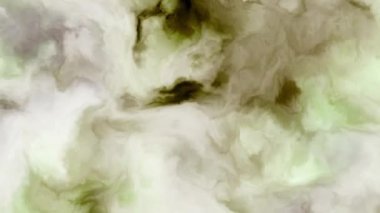 Uzaydaki bir nebulada fırtınalı bulutların 4k videosu