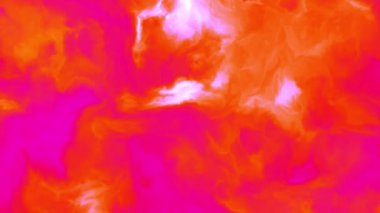 Uzaydaki bir nebulada fırtınalı bulutların 4k videosu