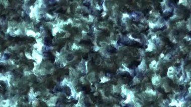 Uzaydaki bir nebulada fırtınalı bulutların 4k videosu