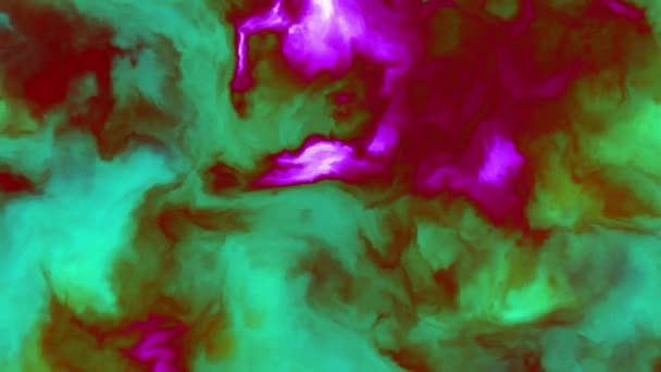 4k video bouřlivých mraků v mlhovině ve vesmíru — Stock video