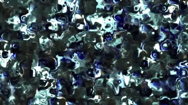 4k фоновое видео вечно меняющегося расплавленного жидкого стекла — стоковое видео