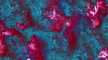 Ayrıntılı parçacık dokusunu canlı renklerle değiştiren 4k arkaplan videosu