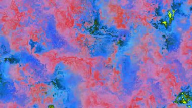 Ayrıntılı parçacık dokusunu canlı renklerle değiştiren 4k arkaplan videosu