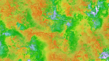 Ayrıntılı parçacık dokusunu canlı renklerle değiştiren 4k arkaplan videosu