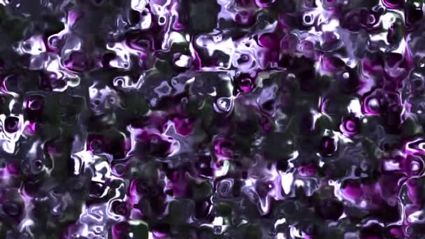 Vidéo de fond 4k de verre liquide fondu en constante évolution dans des couleurs changeantes vives — Video