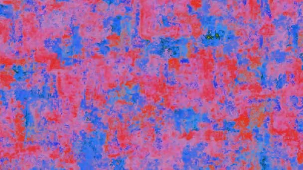 4k фонове відео про постійну зміну детальної текстури частинок в яскравих кольорах — стокове відео