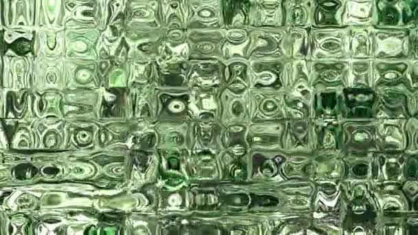 4k tło wideo z wiecznie zmieniających się płynnych płytek szklanych w żywych kolorach — Wideo stockowe