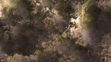 Ayrıntılı parçacık dokusunu canlı renklerle değiştiren 4k arkaplan videosu