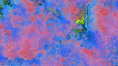 Ayrıntılı parçacık dokusunu canlı renklerle değiştiren 4k arkaplan videosu