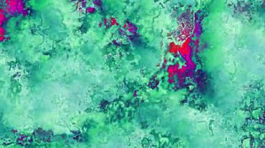 Ayrıntılı parçacık dokusunu canlı renklerle değiştiren 4k arkaplan videosu