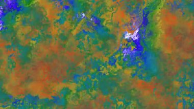 Ayrıntılı parçacık dokusunu canlı renklerle değiştiren 4k arkaplan videosu