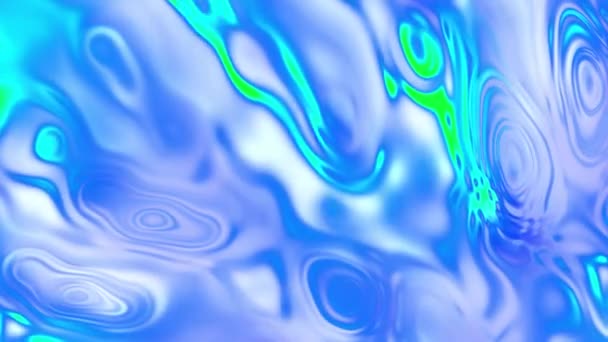 Vidéo de fond 4k de verre liquide en fusion en couleurs vives — Video