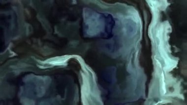 Uzayda bir bulutsu içinde beyaz fırtınalı bulutlar, yavaşça hareket ediyor, şekilleniyor ve çözülüyor.