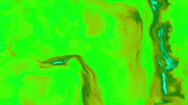 Uzayda bir bulutun içindeki renkli fırtınalı bulutlar, yavaşça hareket ediyor, şekilleniyor ve çözülüyor.