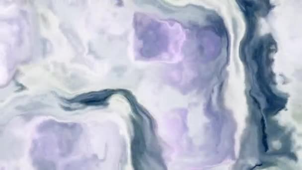 Awan badai putih di nebula di ruang angkasa, perlahan bergerak, membentuk dan melarutkan — Stok Video