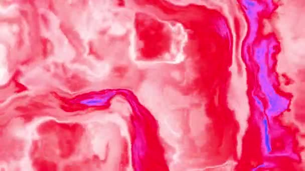 Красочные грозовые облака в туманности в космосе, медленно движущиеся, формирующиеся и растворяющиеся — стоковое видео