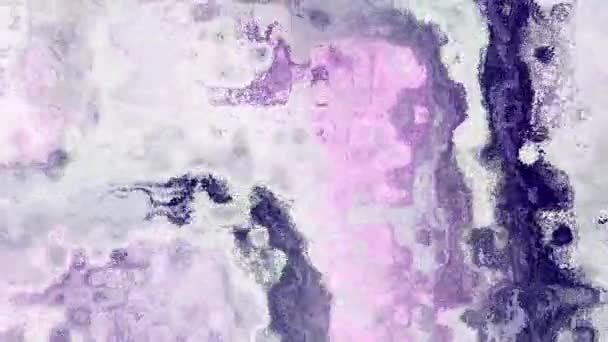 4k background video με πάντα μεταβαλλόμενη λεπτομερή υφή σωματιδίων σε ζωηρά χρώματα — Αρχείο Βίντεο