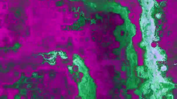 4k tło wideo z niekończącej się zmiany szczegółowej tekstury cząstek w żywych kolorach — Wideo stockowe