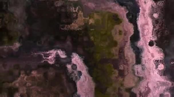 4k фоновое видео вечной детальной текстуры в ярких цветах — стоковое видео