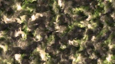 Uzaydaki bir nebulada fırtınalı bulutların 4k videosu