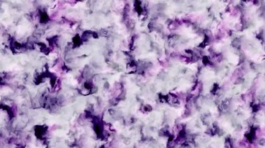 Uzaydaki bir nebulada fırtınalı bulutların 4k videosu