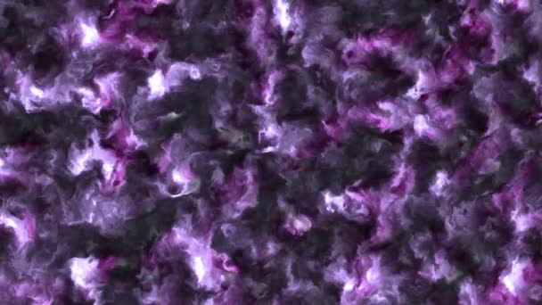 4k video di nuvole tempestose in una nebulosa nello spazio — Video Stock