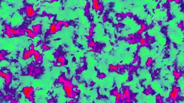 Uzaydaki bir nebulada fırtınalı bulutların 4k videosu