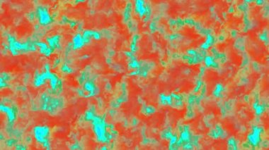 Uzaydaki bir nebulada fırtınalı bulutların 4k videosu