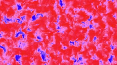 Uzaydaki bir nebulada fırtınalı bulutların 4k videosu