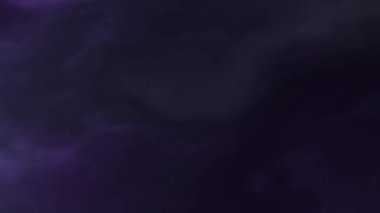 Uzaydaki bir nebulada fırtınalı bulutların 4k videosu