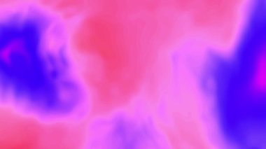 Uzaydaki bir nebulada fırtınalı bulutların 4k videosu