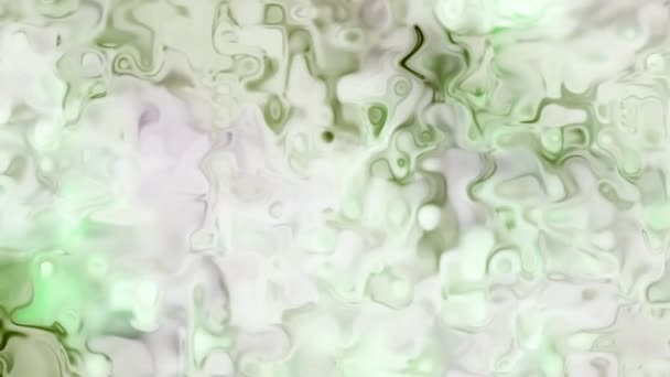 4k фоновое видео о постоянно меняющемся расплавленном жидком стекле в ярко изменяющихся цветах — стоковое видео