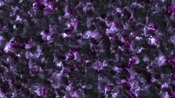 Vidéo de fond 4k de verre liquide fondu en constante évolution dans des couleurs changeantes vives — Video