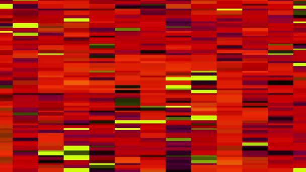 色をゆっくりと変化させている四角形のグリッドの4k分解能の背景 — ストック動画