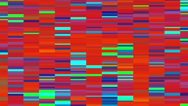 色をゆっくりと変化させている四角形のグリッドの4k分解能の背景 — ストック動画