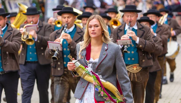Opening Ceremony Parade Oktoberfest Two Years Covid Pause September 2022 — Stock Photo, Image