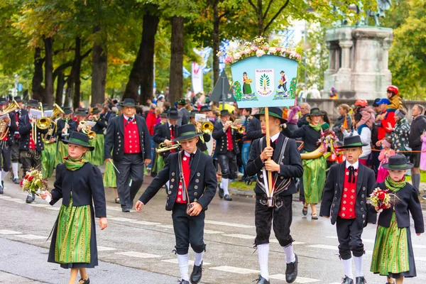 Deutschland München September 2022 Der Trachten Und Schützenzug Des Oktoberfestes — Stockfoto